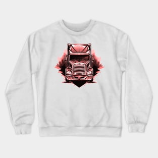 red truck Crewneck Sweatshirt